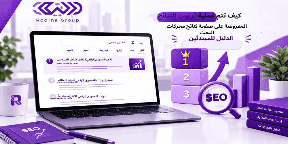 كيف تتم عملية ترتيب النتائج المعروضة على صفحة نتائج محركات البحث